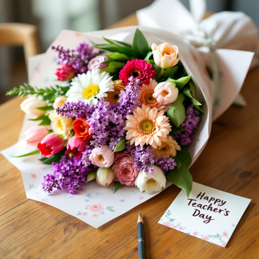Gratitude Bloom – Teacher’s Day Bouquet