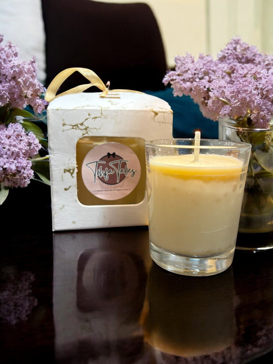 Premium Scented Candles (Oud Wood)