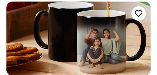 Print Any Photo And Text Message In Magic Mug